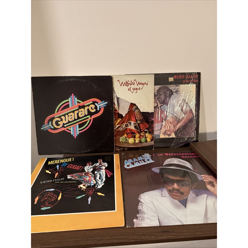 Merengue Latin Vinyl LP Lot 5 Cuco Valoy Wilfrido Vargas Aramis Camilo Cugat